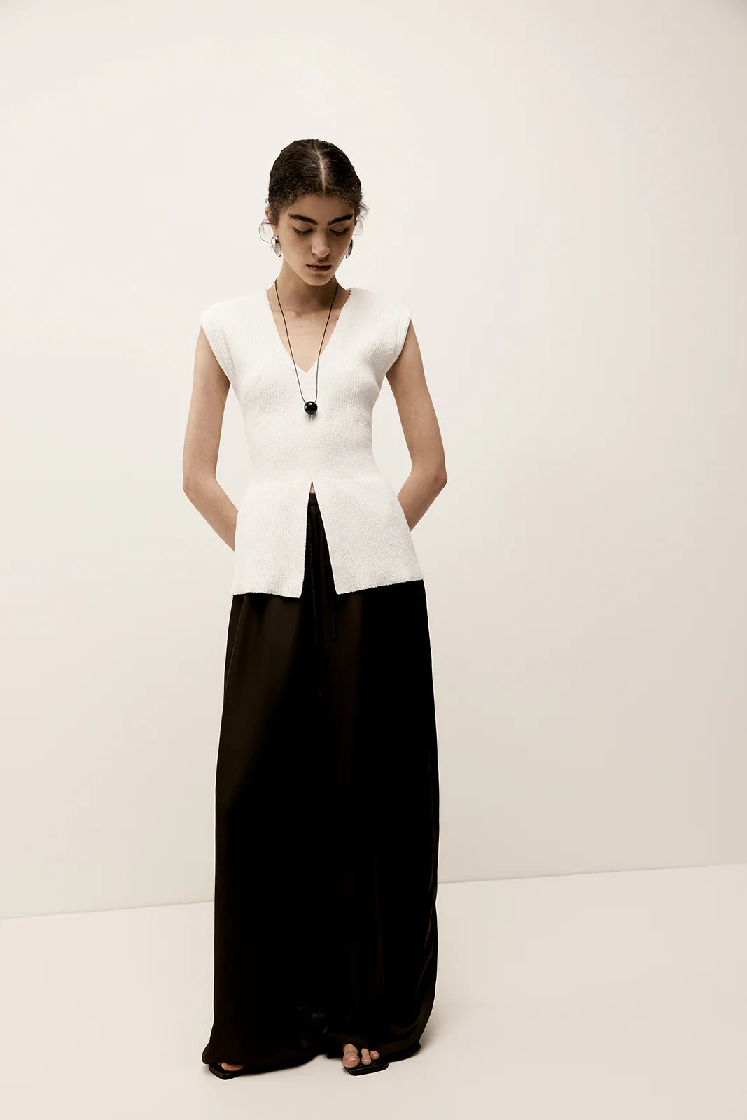 Santori Knit Top - White