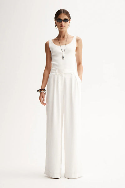 Coralie Knit Top - White