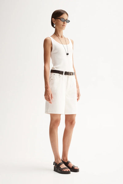 Coralie Knit Top - White
