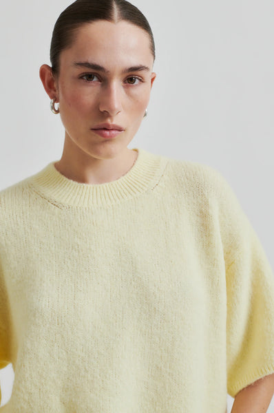 Wanda Knit O Neck - Anise Flower