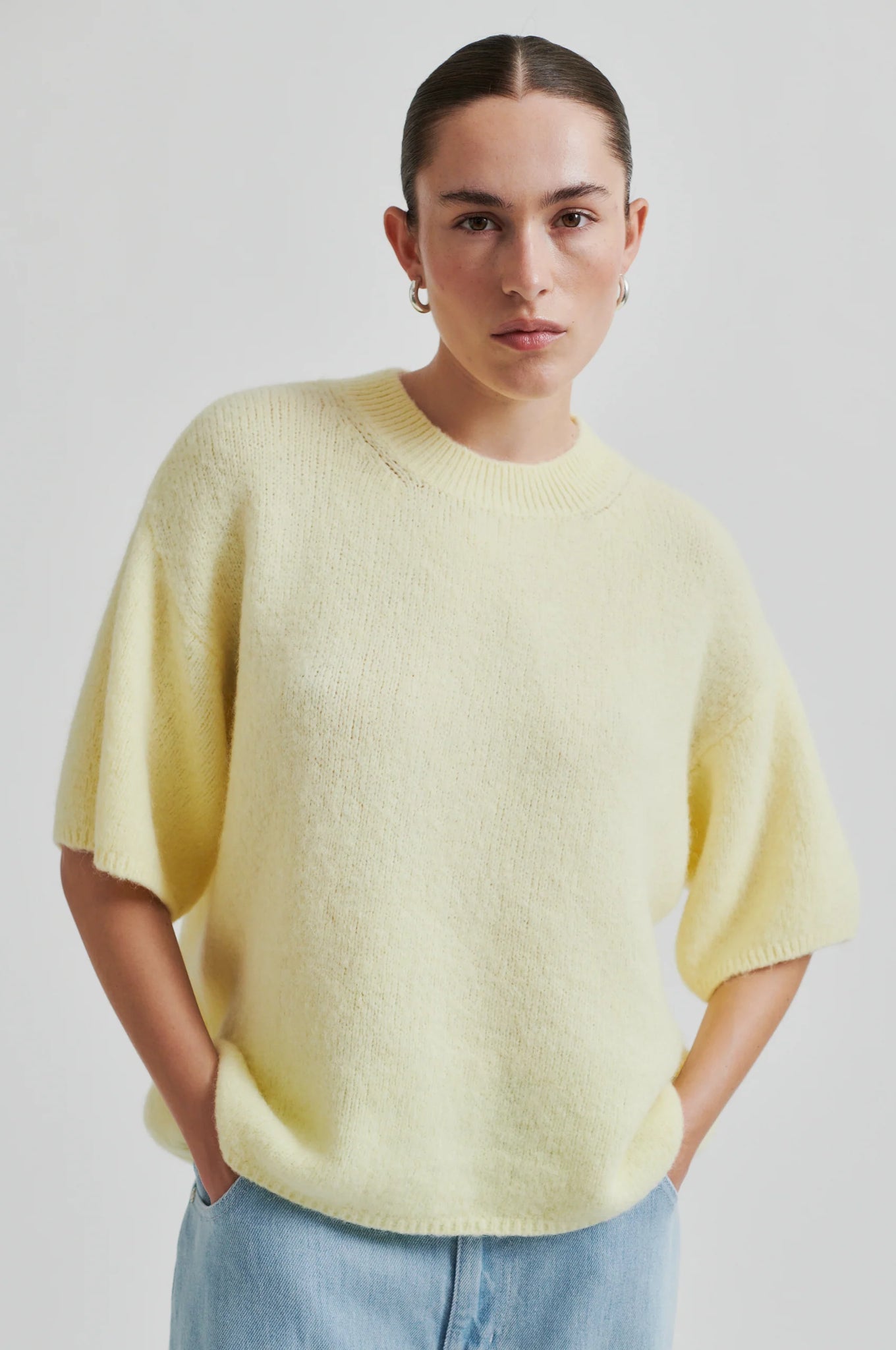Wanda Knit O Neck - Anise Flower