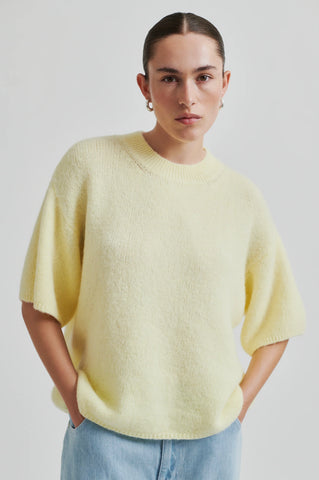 Wanda Knit O Neck - Anise Flower