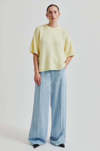 Wanda Knit O Neck - Anise Flower