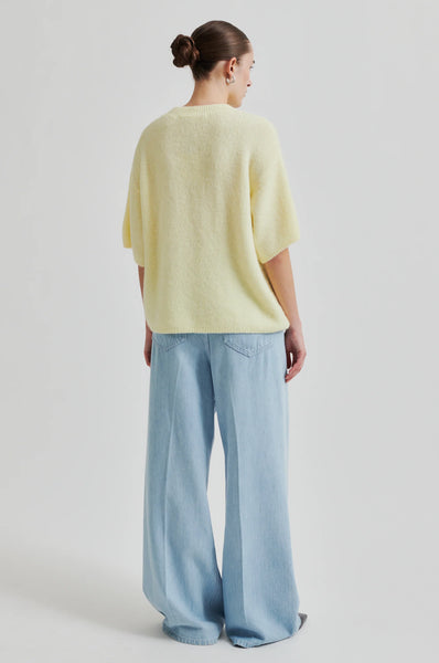 Wanda Knit O Neck - Anise Flower