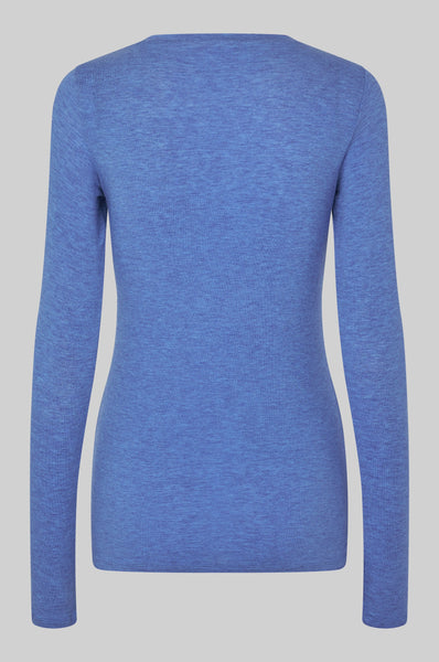 Matima O Neck LS Tee - Marina