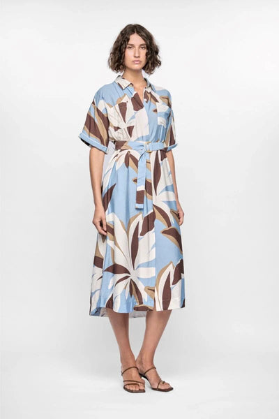 Maeve Midi Shirt Dress - Resort/Floral