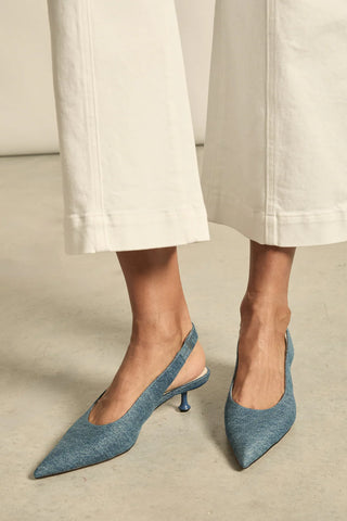 Favour Heel - Denim