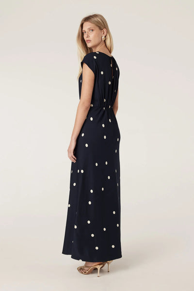 Muse Dress - Navy Spot