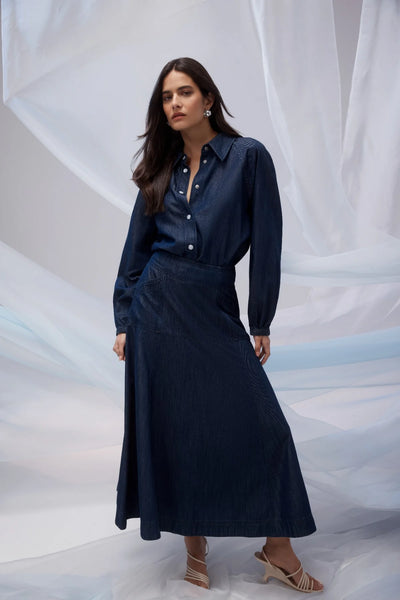 Bay Skirt - Indigo