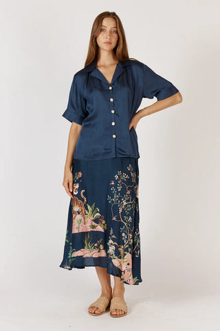 Georgia Shirt - Navy