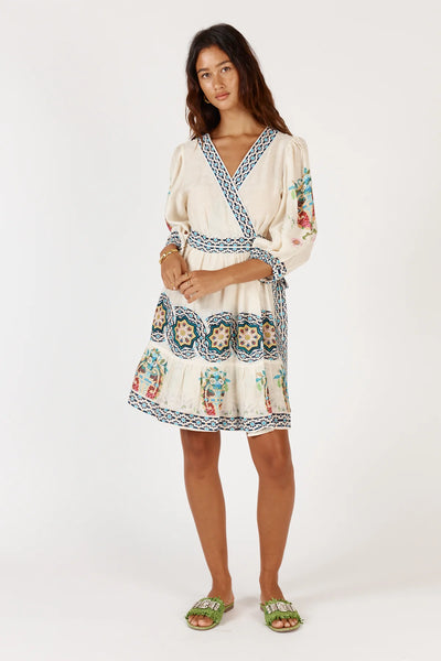 Garcia Wrap Dress - Cream