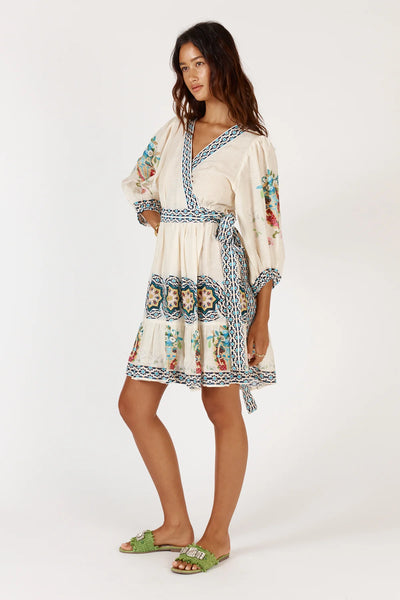 Garcia Wrap Dress - Cream