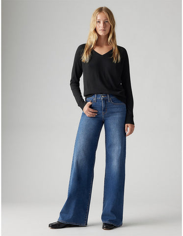 Shaping Wide Leg Jean - Clever Girl