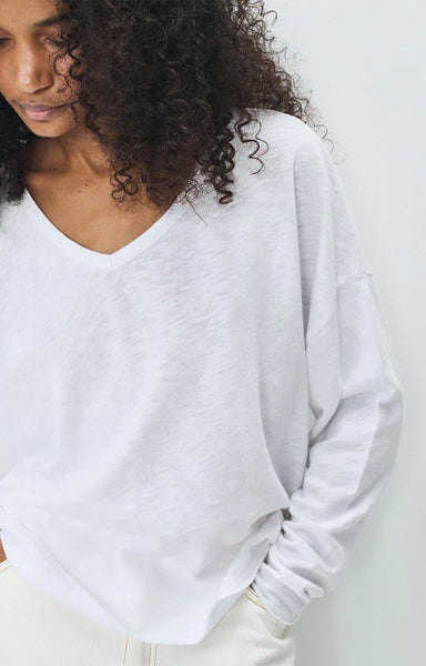 Femme Long Sleeve Tee - White