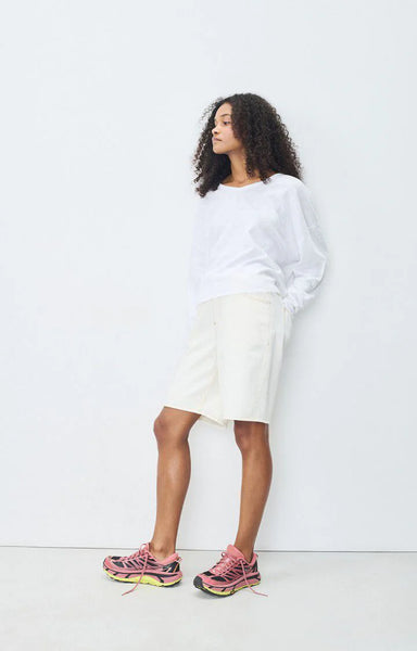 Femme Long Sleeve Tee - White