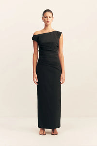 Campbell Off Shoulder Maxi Dress - Black