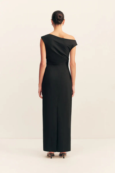 Campbell Off Shoulder Maxi Dress - Black