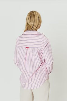 Chloe Shirt - Purple Stripe