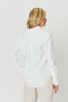 Chloe Shirt - White With Heart Emblem