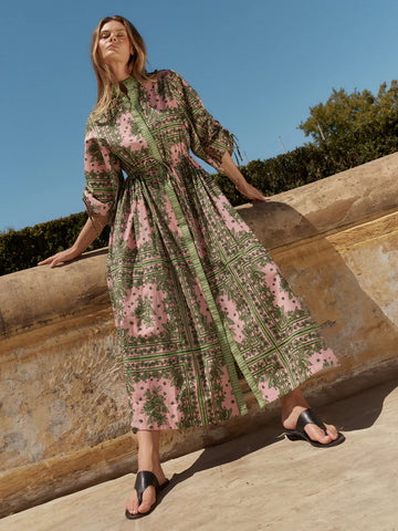 Dominica Dress - Paisley - Multi