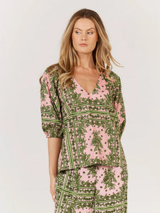 Dominica Top - Paisley - Multi
