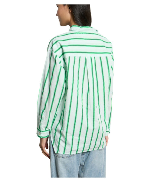 Women’s Shirt - Neon Lagoon Stripes