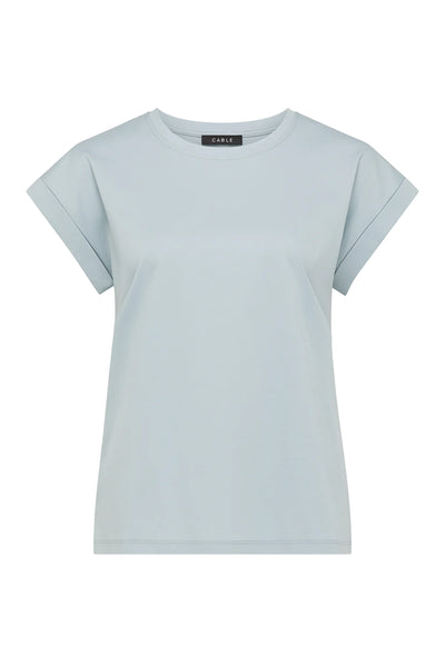 Pima Tee - Dusty Blue