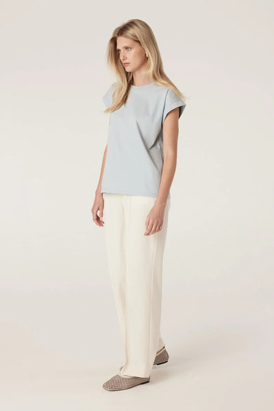 Pima Tee - Dusty Blue