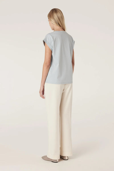 Pima Tee - Dusty Blue