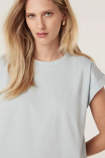 Pima Tee - Dusty Blue