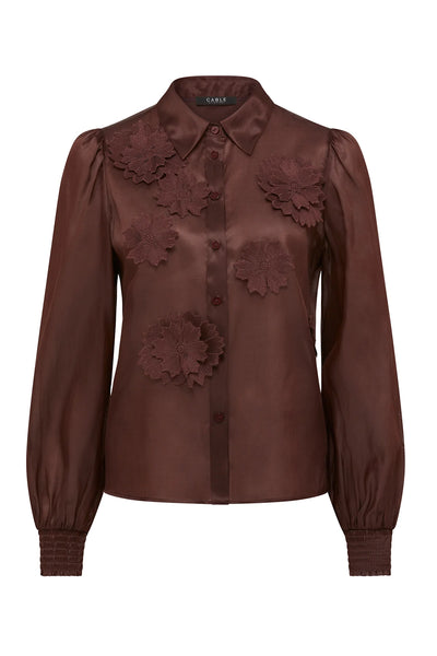 Mirage Blouse - Raisin