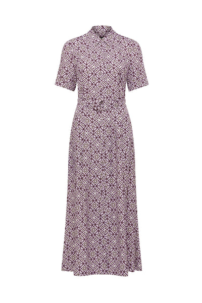 Nova Dress - Lattice Print