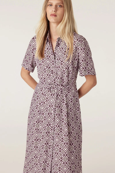 Nova Dress - Lattice Print