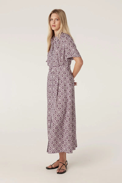 Nova Dress - Lattice Print