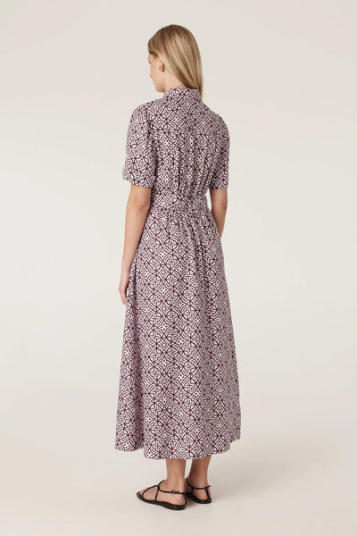 Nova Dress - Lattice Print