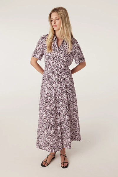 Nova Dress - Lattice Print