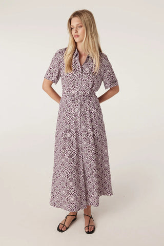 Nova Dress - Lattice Print