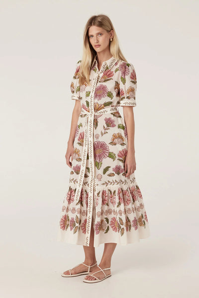 Evita Maxi Dress - Rosa Floral