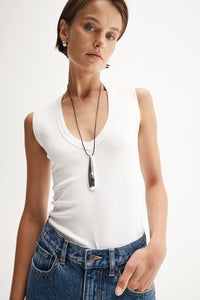 Riley Tank Top - White