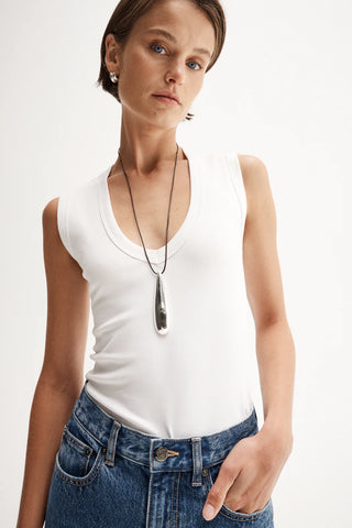 Riley Tank Top - White