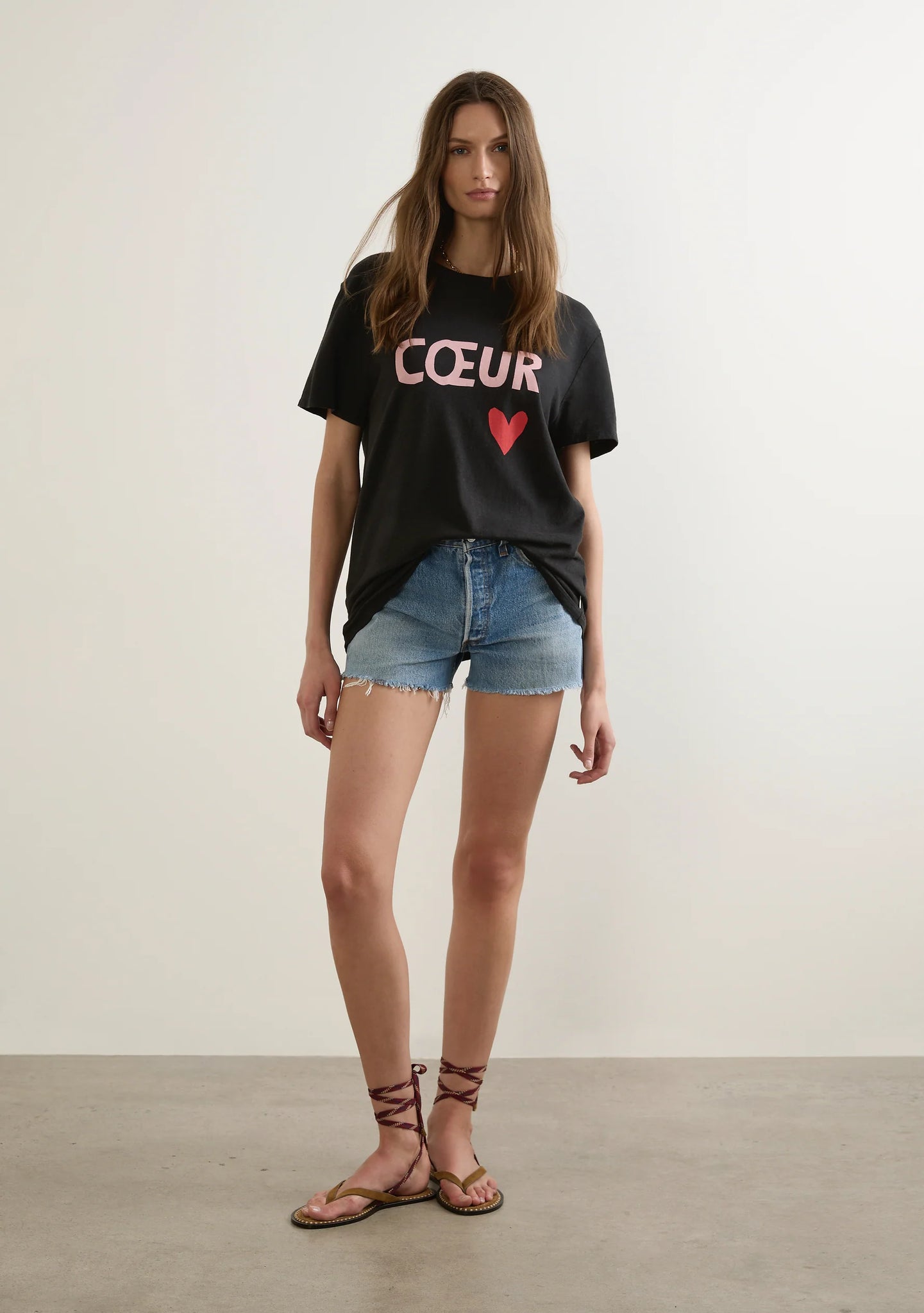 Heart Classic Tee - Black