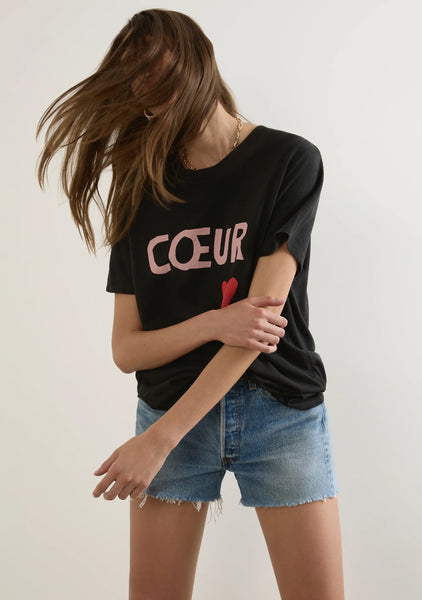 Heart Classic Tee - Black