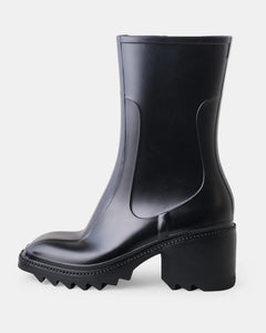 London Rubber Boot - Black - et seQ fashion