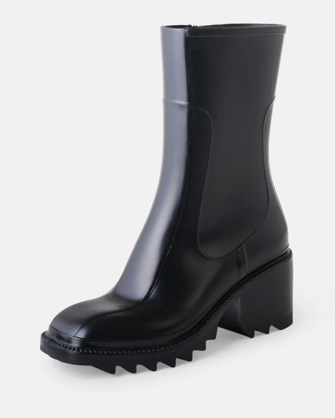 London Rubber Boot - Black - et seQ fashion