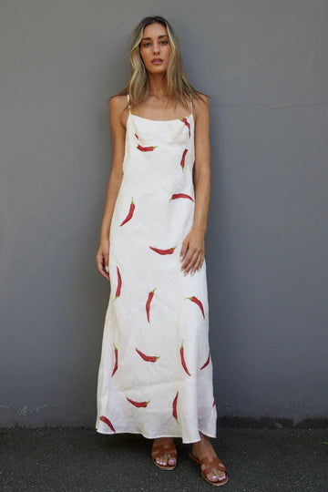 Cottage Point Dress - Chilli Print 20% OFF AUTOMATICALLY APPLIED AT CHECKOUT - et seQ fashion
