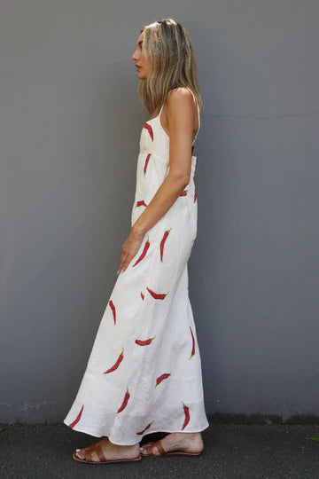 Cottage Point Dress - Chilli Print 20% OFF AUTOMATICALLY APPLIED AT CHECKOUT - et seQ fashion