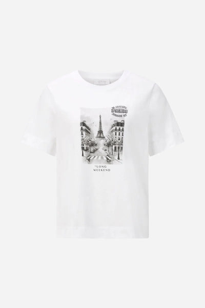 Easy Fit T-Shirt Paris - White