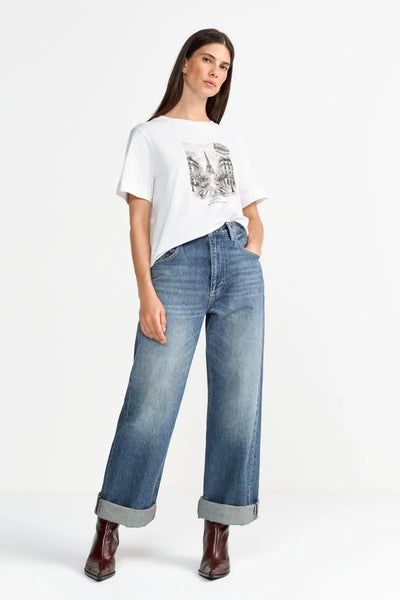 Easy Fit T-Shirt Paris - White