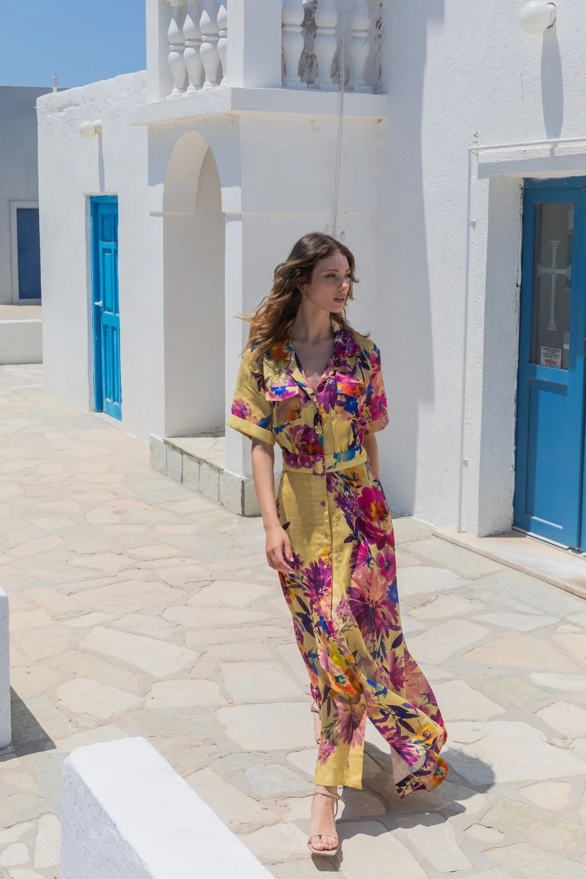 Eliana Shirt Dress - Golden Dusk