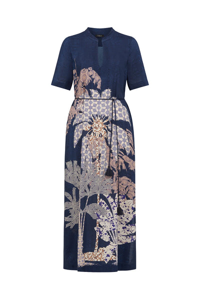 Pina Kaftan Dress - Mirage Print